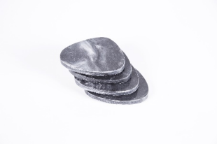 Black Marble Coasters Pebble Shape