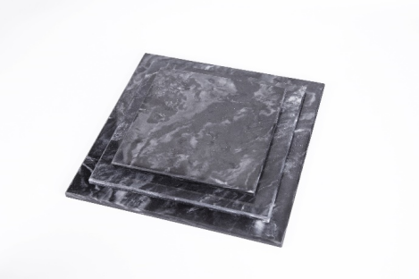 Black Marble Serving Board Square