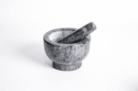 Black Marble Pestle & Mortar BMPM1309