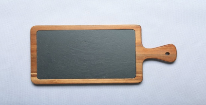 Slate & Acacia Wood Paddle Serving Board CKS-706