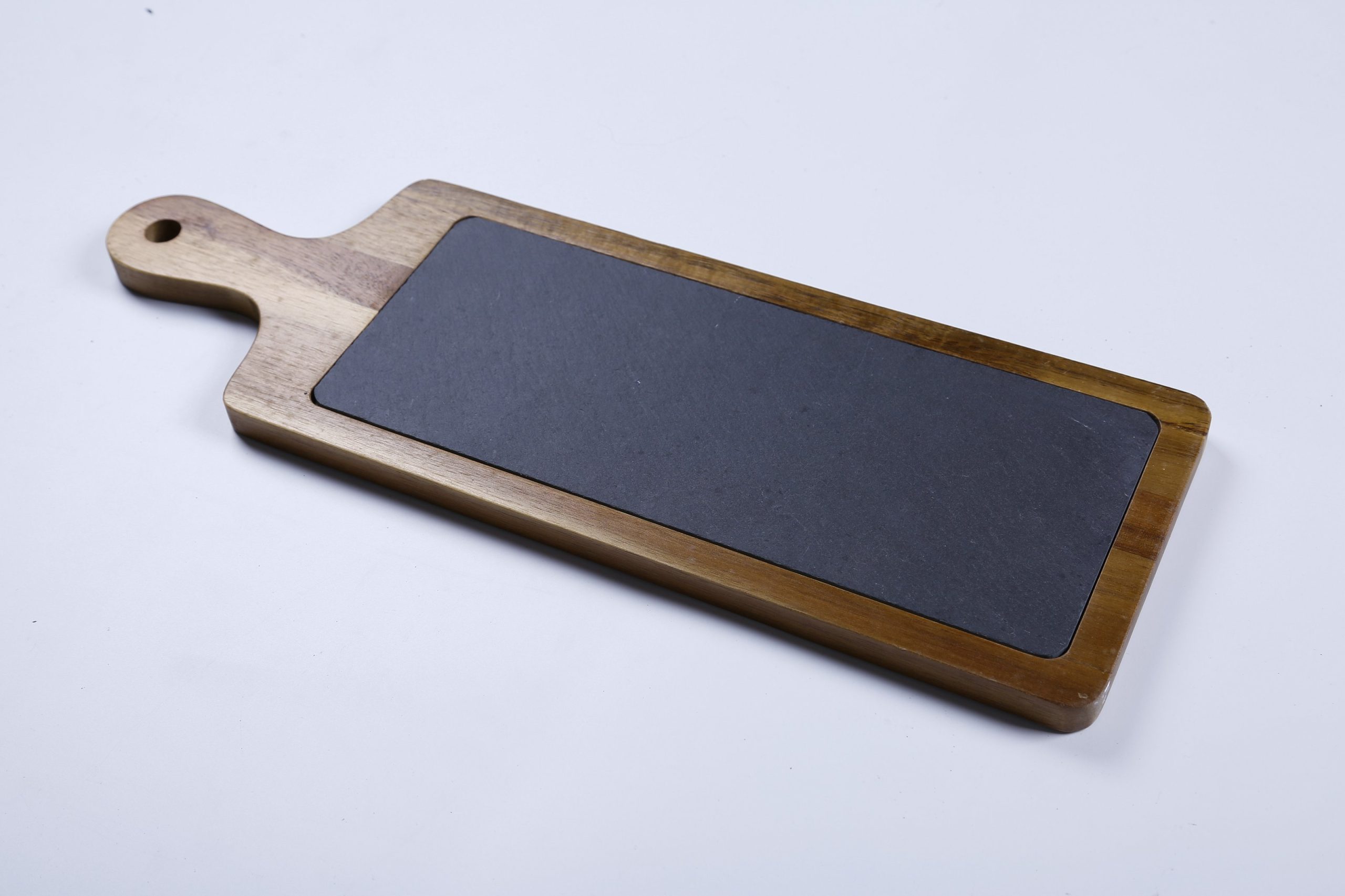 Slate & Acacia Wood Serving Board Long