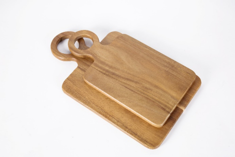 Wood Cheese Board Cks-792 Large and Small Size