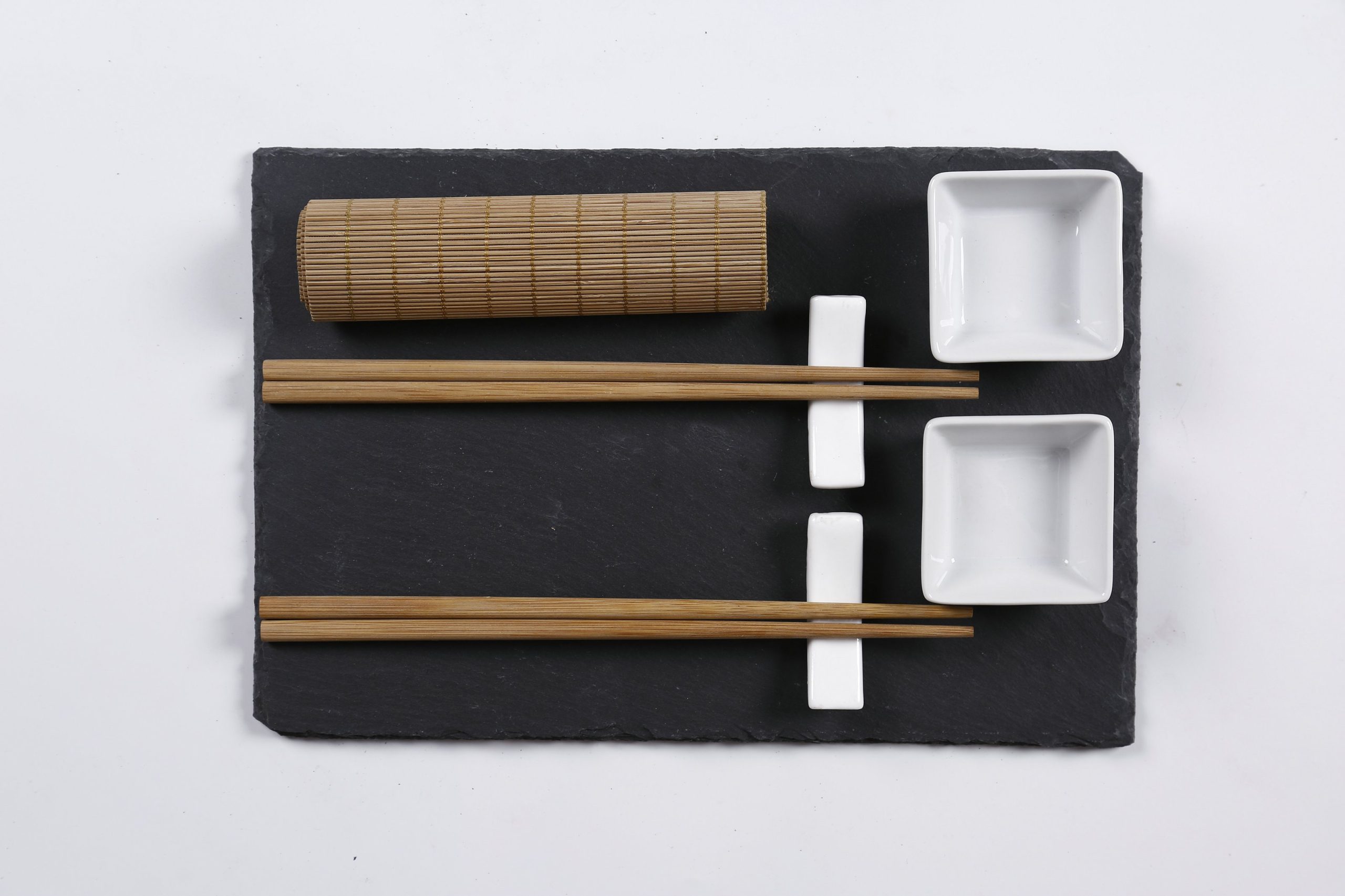 Set of 8, Slate Sushi Set