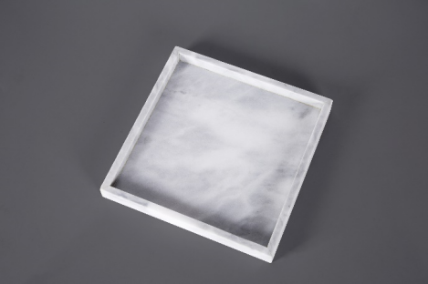 Cloud White Marble Jewelry Plate WMBL2020