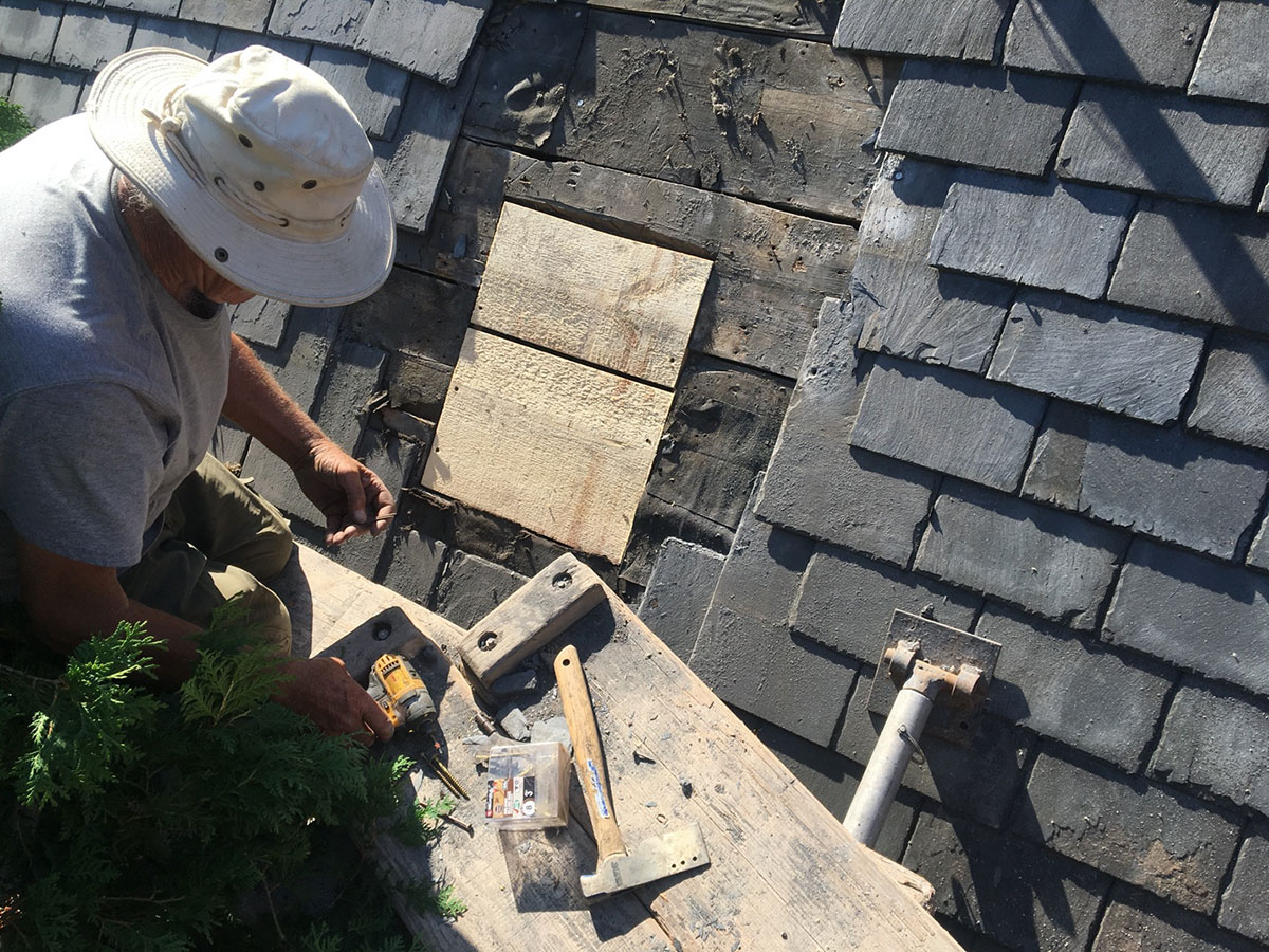 Repairing a Leaky Slate Roof