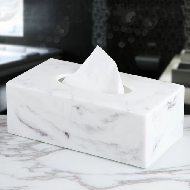 Marble Tissue Boxes