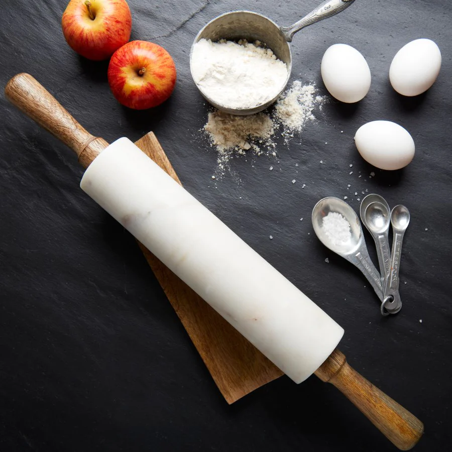 Marble rolling pin