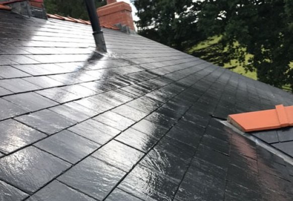 Slate Roof Cleaning