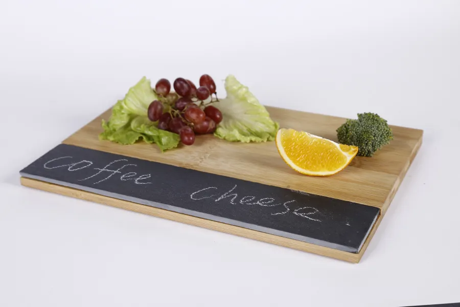 Slate and Wood Cheese Board