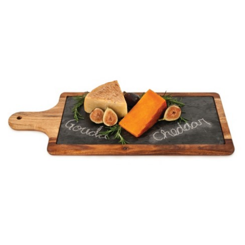 Slate and Wood Serving Board