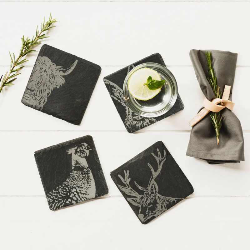 slate coasters