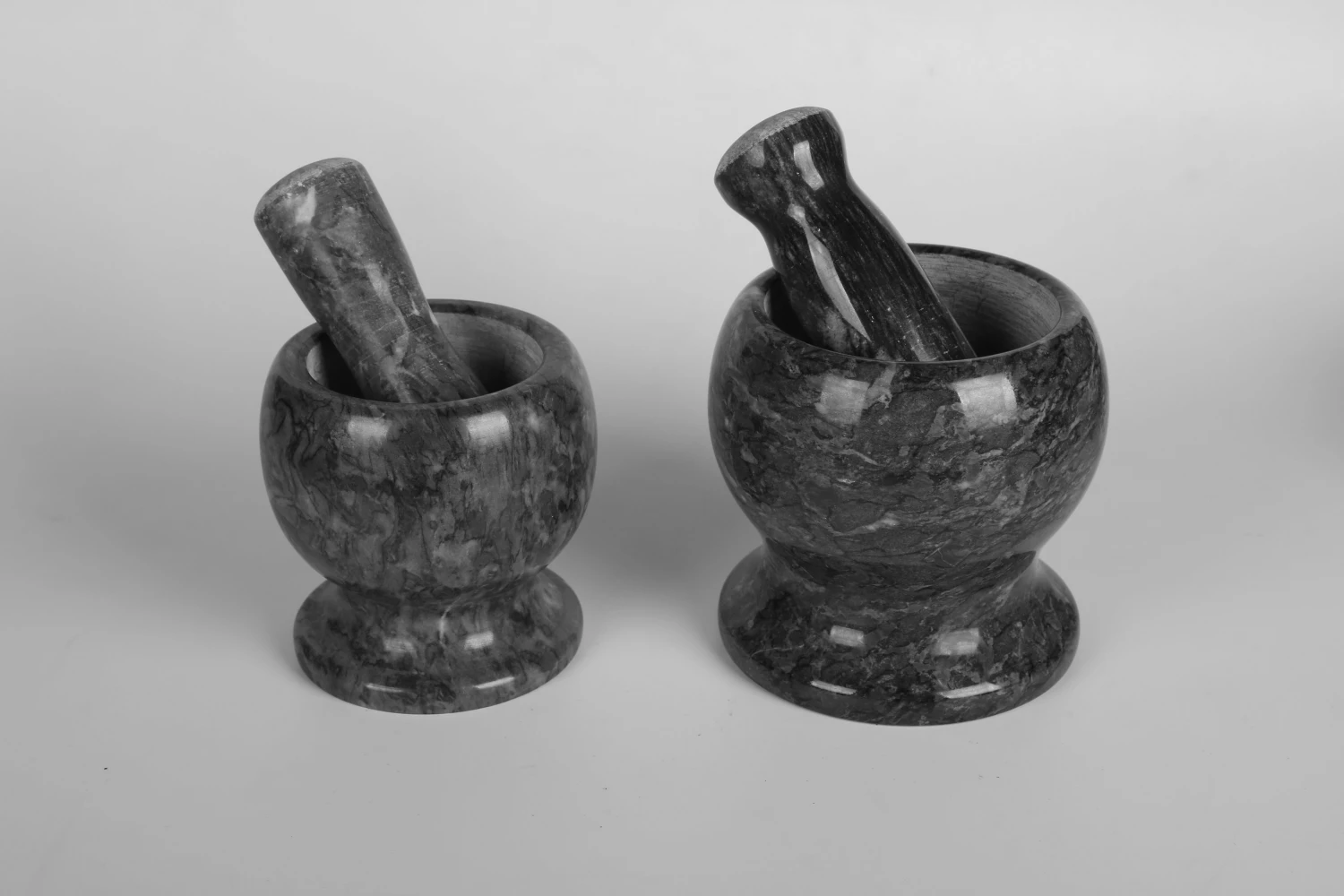 Marble Mortar and Pestles