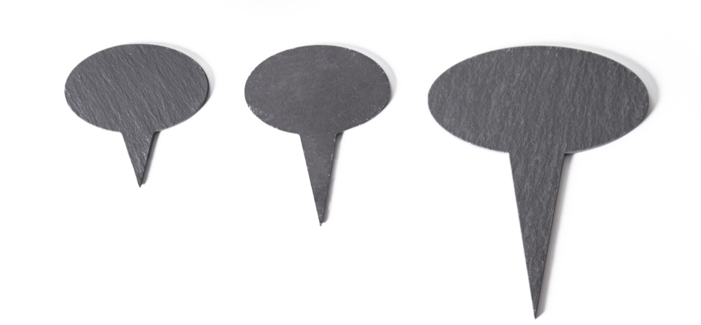 slate garden tags